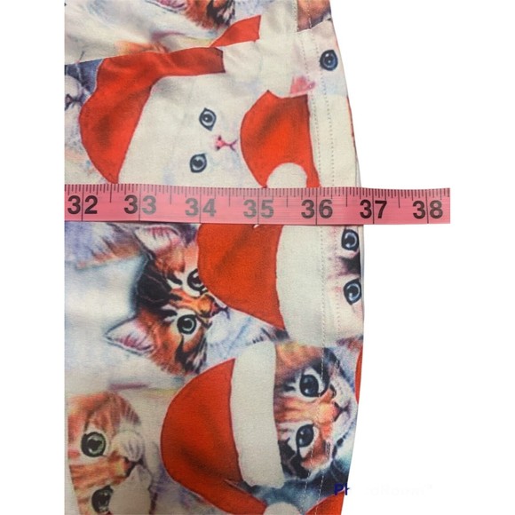 Torary Ugly Faux sweater Christmas Dress Fit And Flare Cats In Hats Sz M - Picture 5 of 13